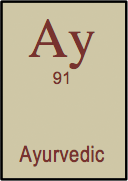 <b>Ayurvedic </b><i>n. </i>A collection of ancient Indian therapies including diets, meditation, yoga, massage and herbal remedies with a few heavy metals thrown in for good measure all conveniently packaged for the growing Western assclown market.