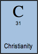 <b>Christianity </b><i>n. </i>A set of dogmas inflicted on billions on account of the fact that some fool believed the outlandish excuse of a cunning 13 year old Jewish girl who had inadvertently got knocked up by an older man. 