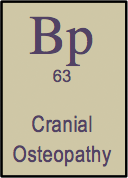 <b>Cranial Osteopathy </b><i>n. </i>Pointless and un-evidenced manipulation of the skull bones after tuning into the patients alleged craniosacral rhythm.