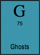 <b>Ghosts </b> <i>n. </i>Apparitions caused by the limitations of human perception, or a bloke with a white sheet over his head.