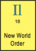 <b>New World Order (Illuminati),</b><i>n.</i>A short-lived 18th century Bavarian secret society invoked by those who fantasise about a single world government lead by the anti-Christ.