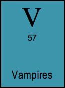 <b>Vampire </b> <i> n. </i>Pastey chap with a garlic allergy who enjoys a nice lie-in of a morning.