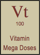 <b>Vitamin Megadoses </b> <i>(orthomolecular medicine) n. </i>Attempting to treat or prevent a disease by prescribing large doses of vitamins that far exceed the recommended dietary allowance.