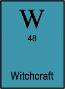 <b>Witchcraft </b><i>n. </i>Large chain store where Witches can purchase suitable paraphernalia to pursue their hobby <i>"I'm just nipping out to Witchcraft to pick up a new cauldron and a bag o' newts eyes, dost thou want owt while I'm there?" </i> (from <i>Macbeth </i>by William Shakespeare).